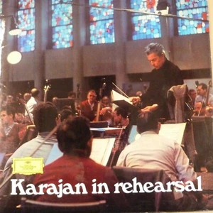 LP vinyl record KARAJAN in rehearsal Beethoven 9th symphony 643201 D Grammophon - Imagen 1 de 5