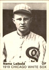 1975 Chicago White Sox 1919 TCMA #13 Nemo Leibold - NM Baseball Card