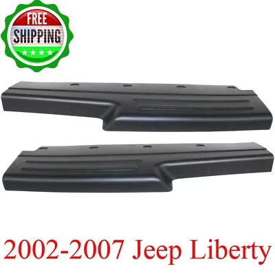 New Bumper Step Pad Set Rear Left, Right For 2002-2007 Jeep Liberty Plastic 2-Pc Foto 1 de 4