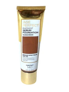 Loreal Age Perfect Radiant Serum Foundation Sunscreen SPF 50 CHESTNUT #140 - Picture 1 of 2