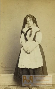 USA Philadelphia Bühnenschauspielerin Cecile Rush Theatre altes CDV Foto McLees 1870 - Bild 1 von 3