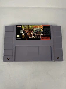 DONKEY KONG COUNTRY 2 DIDDY'S KONG QUEST SNES SUPER NINTENDO VIDEO GAME - Picture 1 of 3