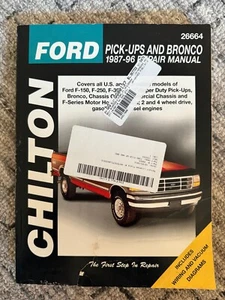 CHILTON'S Ford Pick-Ups and Bronco 1987-1996 Repair Manual 26664 - Picture 1 of 1