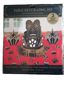 Hollywood table decoration Movie Films Lights camera action 23 piece kit Amscan - Picture 1 of 3