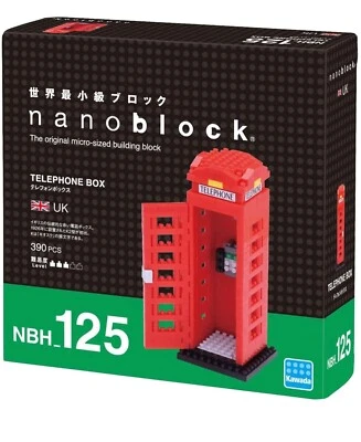 Nanoblock - Red Telephone Box (NBH-125) - Brand New - Image 1 of 2