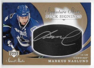 07/08 SWEET SHOT SIGNATURE SHOTS PUCK AUTOGRAPH (#SSPAK-SSPWG) U-Pick From List - Picture 1 of 6