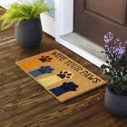 Dog Paw Welcome Mats Non-Slip Backing Decorative Floor Mat Puppy Cat Doormat