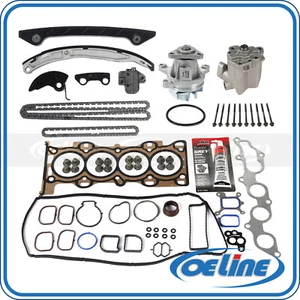 MLS Head Gasket Set for 06-07 Ford Mercury 2.3L Timing Chain Kit Oil Water Pump - Picture 1 of 16