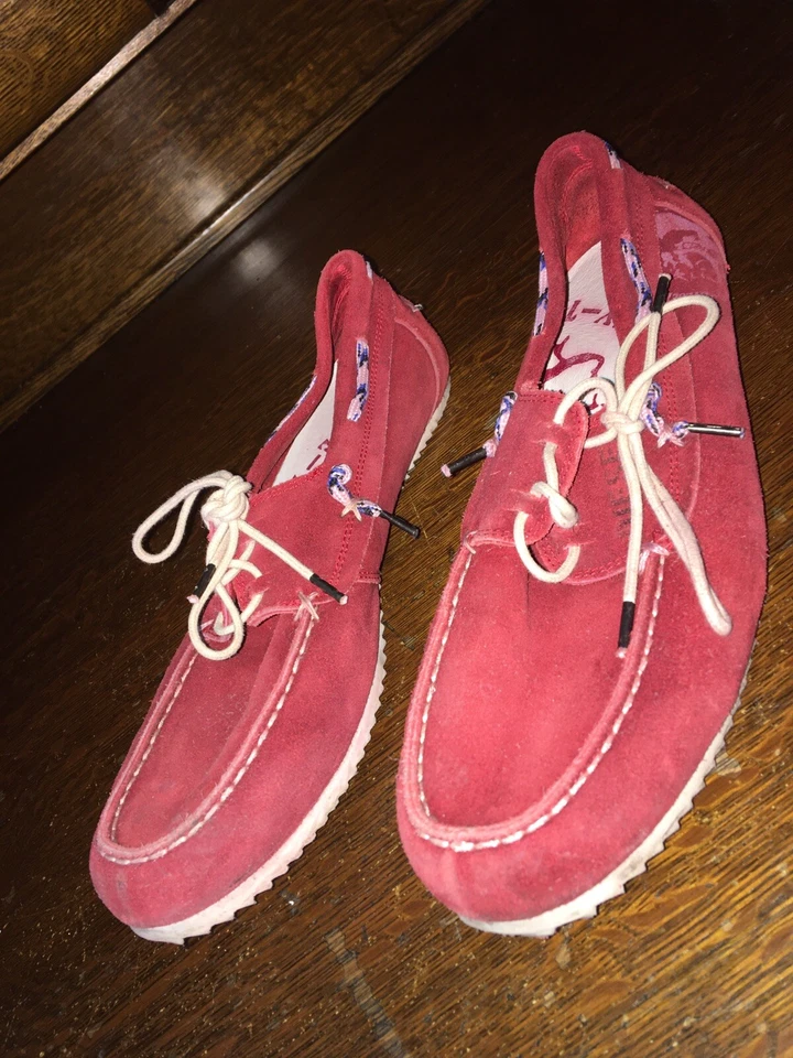 Sapato Liso Feminino Casual Dirsel Brave Tamanho 41 UE 10 EUA Camurça Borgonha - Imagem 1 de 4