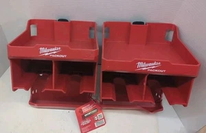 LOT OF 2 DAMAGED Milwaukee 48-22-8343 PACKOUT Durable Versatile Tool Station. - Picture 1 of 12