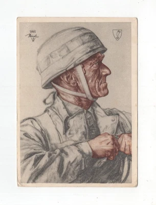 1943 3. Reich Willrich FP-Karte an die  Flakversuchsstelle d. LW Karlshagen V-2 - Bild 1 von 2