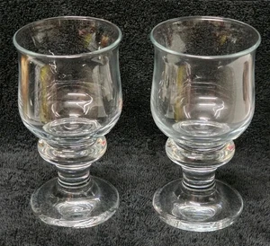 πΆοΈ2 HOLMEGAARD TIVOLI HAND BLOWN ALE WINE GLASSES PER LUTKEN MCM DANISH MODERN - Picture 1 of 4