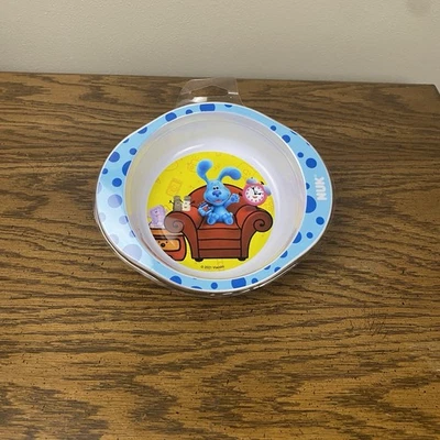 New!  Blue’s Clues Bowl, Dead Stock, Nick JR Nickelodeon Nuk Brand New Toddler - Image 1 of 4