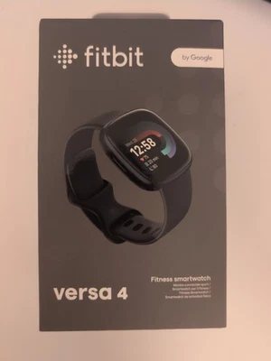 Fitbit Versa 4 Smartwatch Schwarz/Aluminium-Graphit NEU OVP Versiegelt - Bild 1 von 4