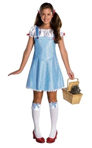 LENTEJUELAS CON LICENCIA DOROTHY WIZARD OZ TWEEN VESTIDO ELEGANTE HALLOWEEN LIBRO SEMANA DISFRAZ - Imagen 1 de 2