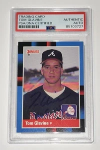 Tom Glavine Autograph Signed 1988 Donruss Rookie Card HOF 14 - PSA/DNA - Picture 1 of 2