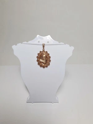 Dije collar colgante María oro 14k 585 Foto 1 de 4