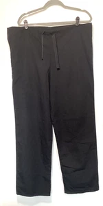 Scrub Pants Women Size M Tall Color Black  2 Pockets Style S8400 - Picture 1 of 12