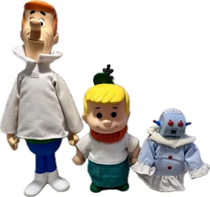 Bambole vintage George Jetson Hanna Barbera 1990 The Jetsons Rosie ed Elroy - Foto 1 di 19