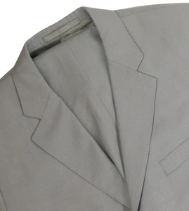 Traje de lona para hombre 42 R a medida Super 120's inglés de lana de cachemir hecho en Hong Kong - Imagen 1 de 23