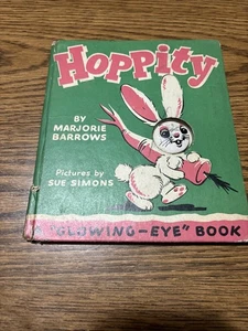 Hoppity A Glowing Eye Buchkarren 1947 illustriert Kinder Osterhase - Bild 1 von 7