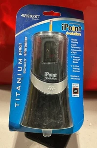 Westcott 14903 iPoint Evolution Titanium Bonded Bleistiftspitzer (schwarz) - Bild 1 von 1