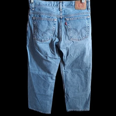 Jeans Husky Boys Levis 550 30x26 vintage calce relajado años 90 lengüeta roja descolorida Foto 1 de 4