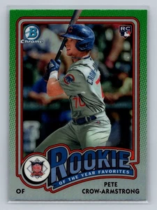 Pete Crow-Armstrong 2024 Bowman #ROY-13 Rookie of the Year Favorites Cubs - Picture 1 of 2