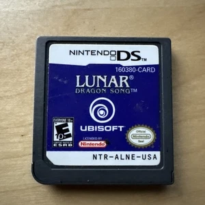 Lunar: Dragon Song (Nintendo DS, 2005) NDS Loose Cart TESTED - Picture 1 of 8