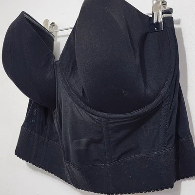 Wacoal "Red Carpet" Long Line Bustier Strapless Underwire Bra 40DD Black 859119 - Image 1 of 4