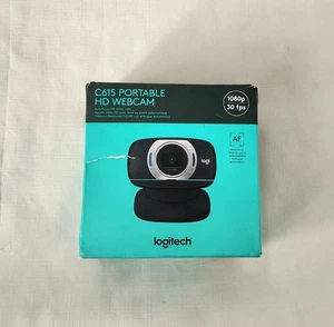 Logitech C615 Tragbare Webcam Full HD 1080p/30fps Breitbild Videoanrufe Neu - Bild 1 von 10