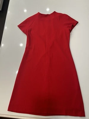 Vestido Neiman Marcus Rojo Talla 12 Original 335$ Foto 1 de 4