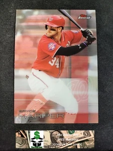 Tarjeta Topps Finest Bryce Harper 2016 #100 Nationals Card - Imagen 1 de 2