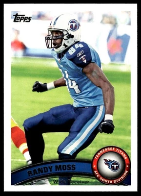 2011 Topps #258 Randy Moss [GOATCARDS] - Image 1 of 2