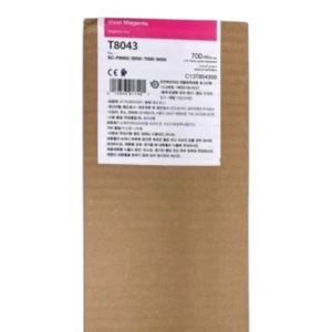 9/2023 Epson VIVID MAGENTA T8043 Genuine 700ML SC-P9000 P8000 P7000 P6000 - Picture 1 of 2