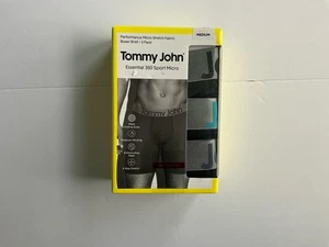 Tommy John Essential 360 Sport Micro Boxer Briefs 3-Pack Medium 31-34" - Picture 1 of 4
