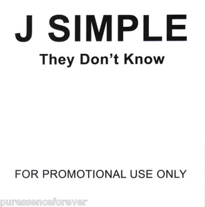 J-SIMPLE - They Don't Know (UK 5 Track DJ CD Single) - Picture 1 of 1