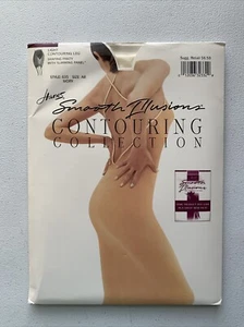 Hanes Smooth Illusions Shaper Pantyhose IVORY Size AB 635 Light Contouring Leg - Picture 1 of 5