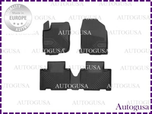 NEU LHD SCHWARZ MASSGESCHNEIDERTE GUMMI BODENMATTEN EINLAGEN FÜR TOYOTA RAV4 XA40 2013-2018 - Bild 1 von 4