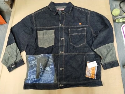 NUEVO CON ETIQUETAS NUEVO Chaqueta Jean Denim Phat Farm Y2K De Colección TALLA XL Streetwear Hip Hop Años 90 Foto 1 de 3