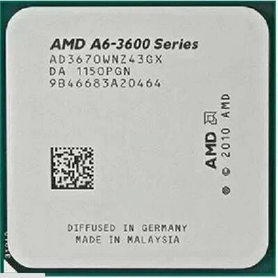 AMD A8-Series Quad-core A8-3800 A8-3820 A8-3850 A8-3870 Socket FM1 905PIN CPU - Image 1 of 4