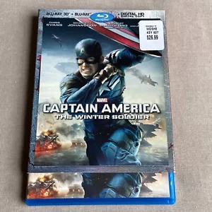 Captain America 2: The Winter Soldier (3D, Blu-ray 2016 +Slipcover) MCU 9 Marvel - Picture 1 of 13