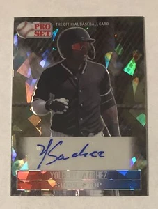 2021 Pro Set Metal RWB Crystals Auto Yolbert Sanchez - White Sox 3/3 - Picture 1 of 2