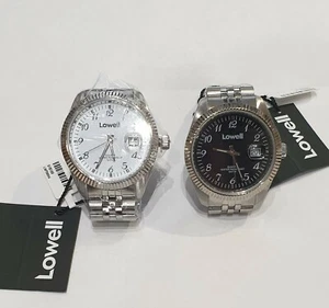 LOWELL ROLEX TYPE STAINLESS STEEL WATCH Ø 39MM ARABIC NUMERALS (LWT0004) - Picture 1 of 3