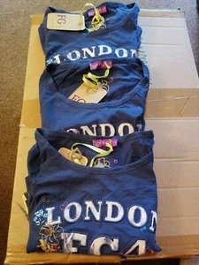 NEW 3 Pc LOT Girls sz 10 11 12 Aloha London T-shirt NWT FD4 by George Davies  - Picture 1 of 4