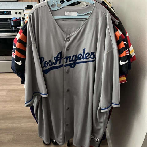 MLB Mookie Betts #50 Los Angeles Dodgers Jersey Gray Sz 5XT Cover