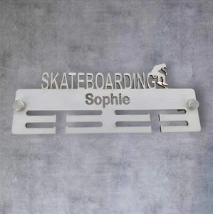 Colgador de medallas de skateboarding - mate - Imagen 1 de 15