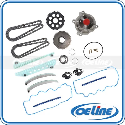 Kit de cadena de distribución de motor V8 de 4,6 L para Ford F-150 2009 cubierta de válvula de bomba de agua Foto 1 de 4