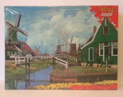 ROYALE Amsterdam, Holland RARE 5000 PIECE PUZZLE 8100 BN Sealed - Image 1 of 2
