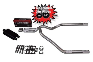 Dodge Ram 94-03 3" Dual Exhaust Flowmaster Super 44 muffler - Picture 1 of 3